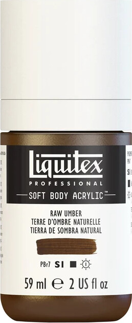 Liquitex - Akrylmaling - Soft Body - Raw Umber 59 Ml
