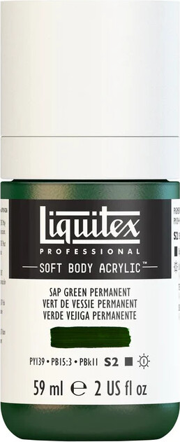 Liquitex - Akrylmaling - Soft Body - Sap Green Permanent 59 Ml