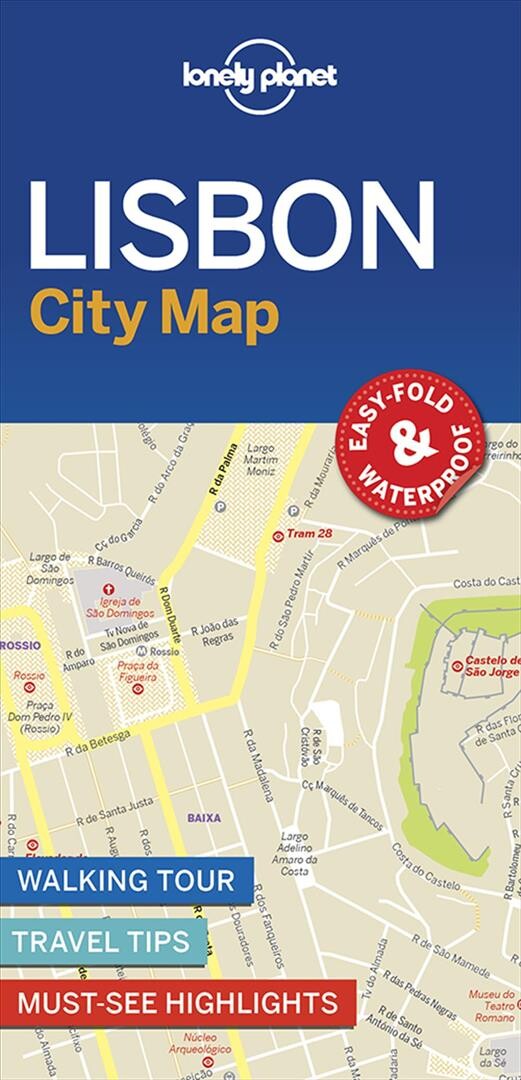 Billede af Lisbon City Map - Lonely Planet - English Book
