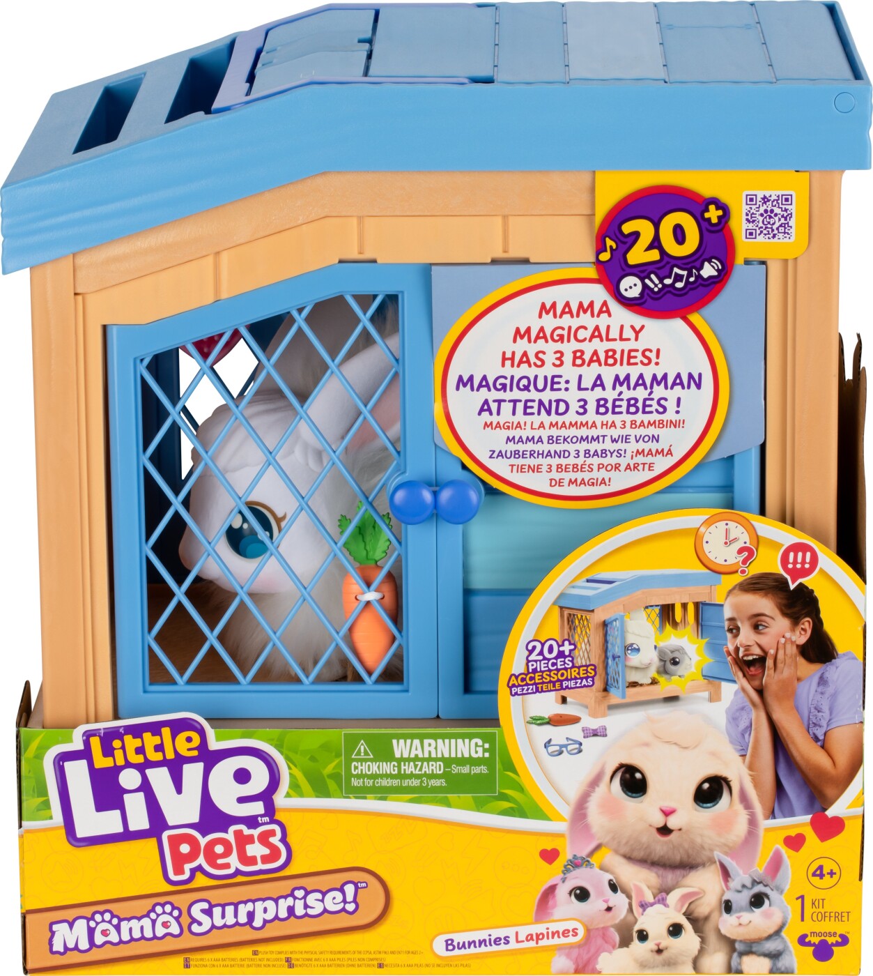 Little Live Pets - Mama Surprise Bunny Playset