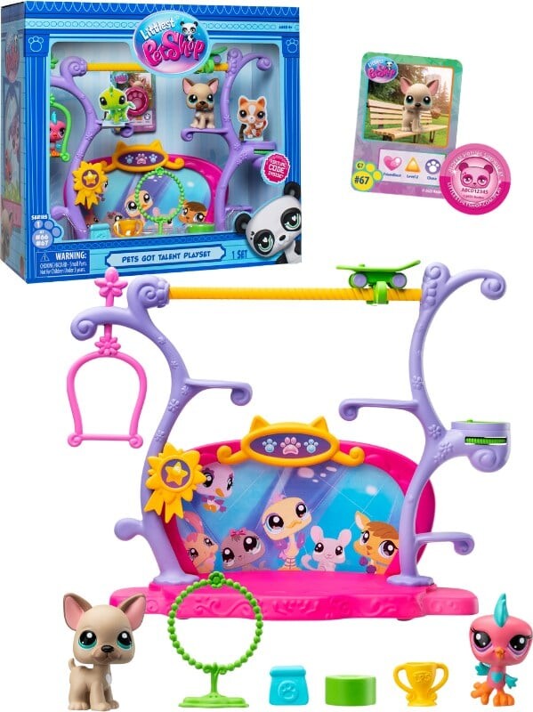 Littlest Pet Shop - Pets Got Talent Legesæt Med 2 Figurer