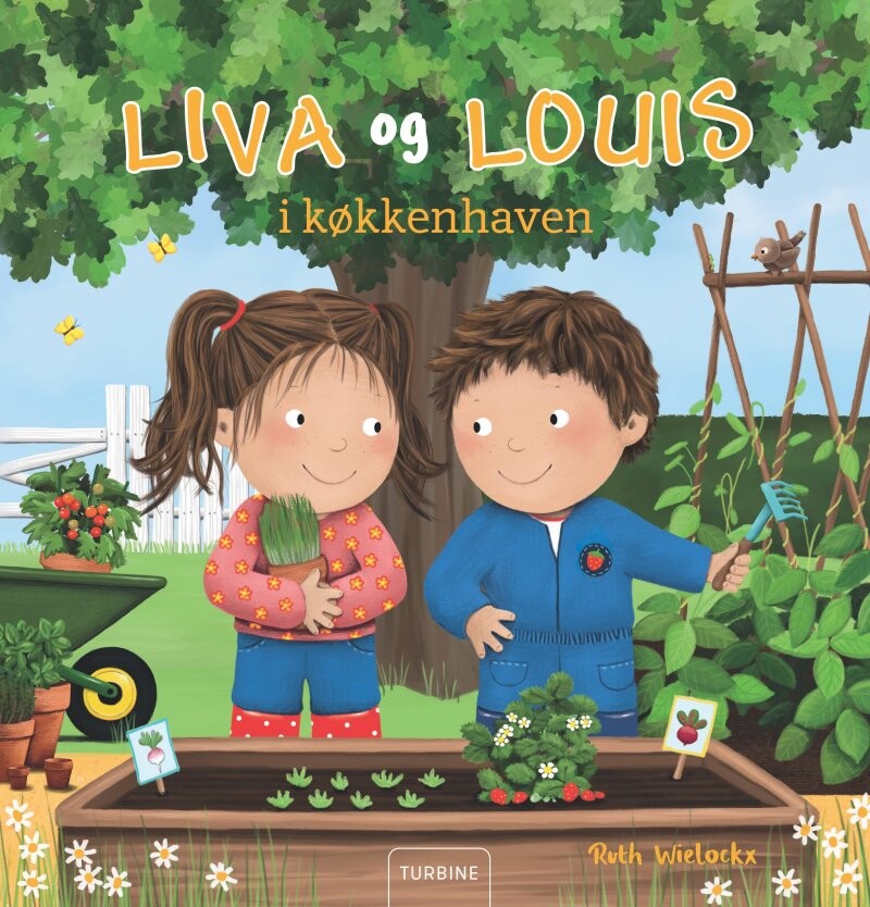 Billede af Liva Og Louis I Køkkenhaven - Ruth Wielockx - Bog hos Gucca.dk