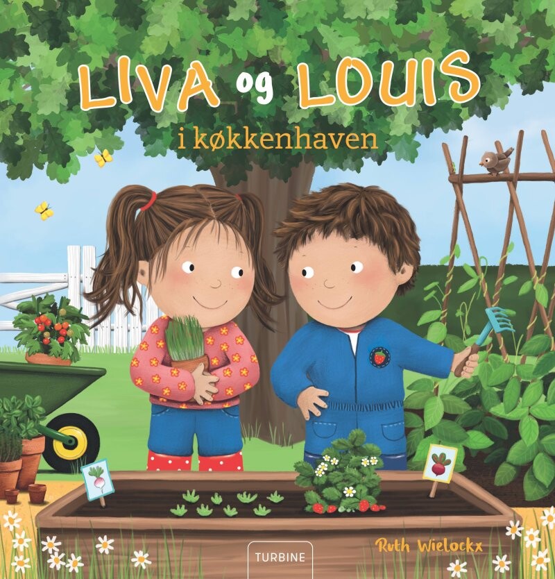 Liva Og Louis I Køkkenhaven - Ruth Wielockx - Bog