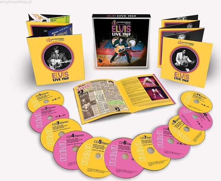 Elvis Presley - Live 1969 - Bokssæt - CD