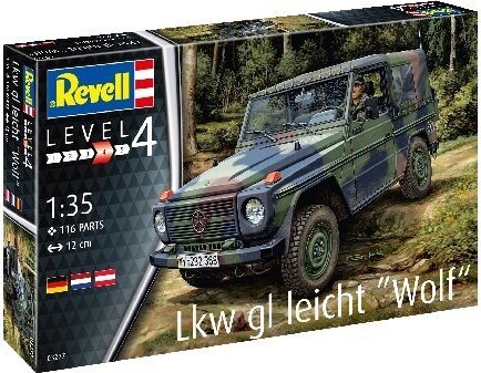 Revell - Lkw Gl Leicht Wolf Bil Byggesæt - 1:35 - Level 4 - 03277