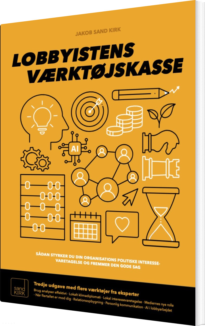 Lobbyistens Værktøjskasse - Jakob Sand Kirk - Bog