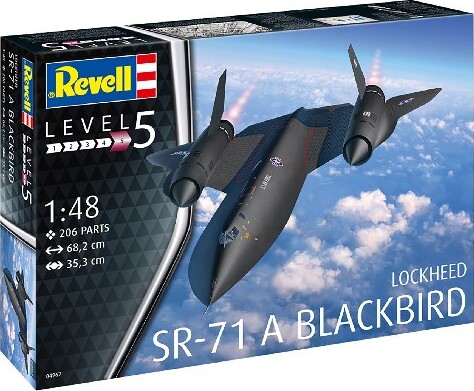 Billede af Revell - Lockheed Sr-71 Blackbird Fly - 1:48 - Level 5 - 04967