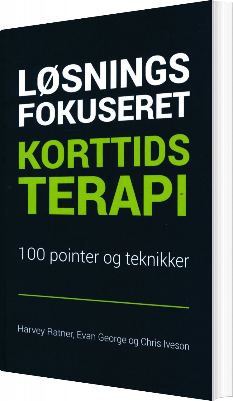Billede af Løsningsfokuseret Korttidsterapi - 100 Pointer Og Teknikker - Harvey Ratner - Bog