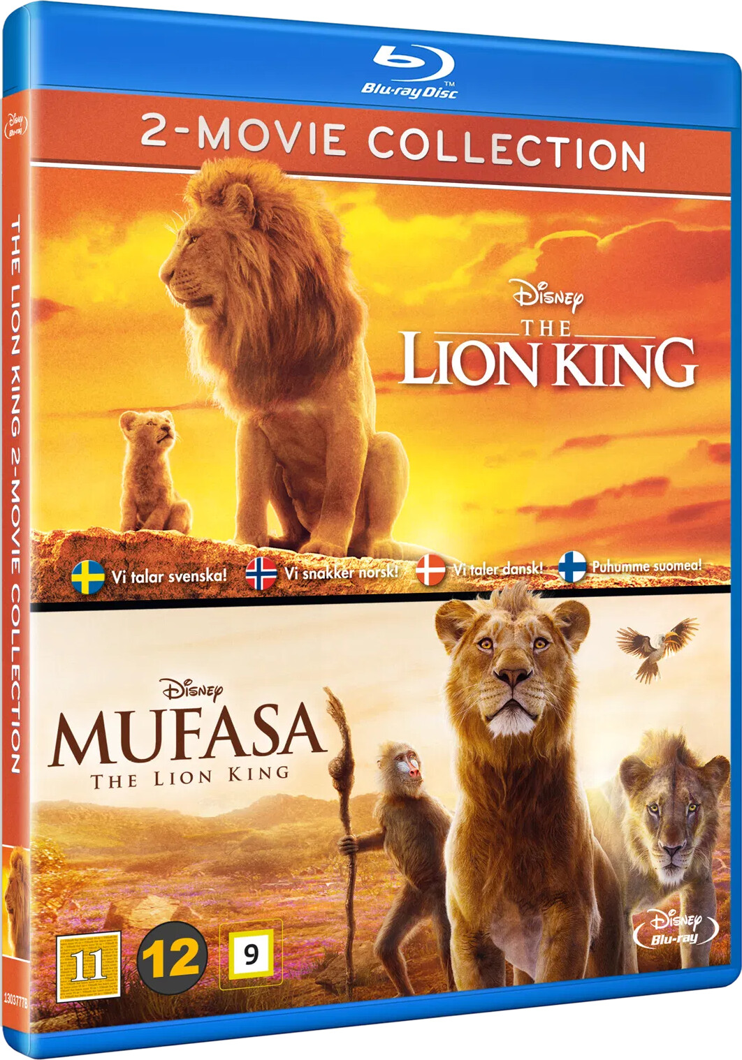 Løvernes Konge 2019 // Mufasa - Løvernes Konge 2024 - Blu-Ray