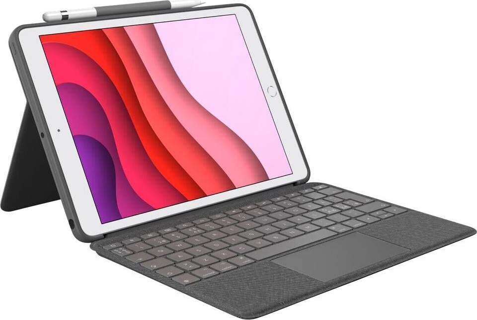 Logitech - Combo Touch - Tastatur Og Trackpad Til Ipad - 10th Gen - Nordic