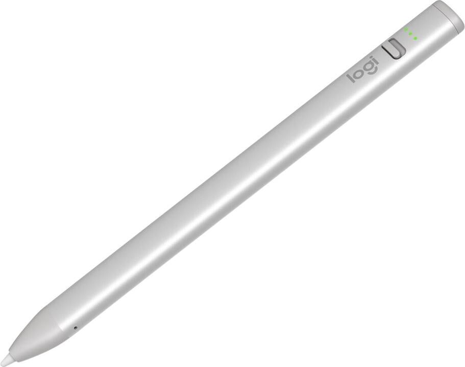 Logitech - Crayon - Digital Pen Til Ipad - Med Usb-c - Sølv