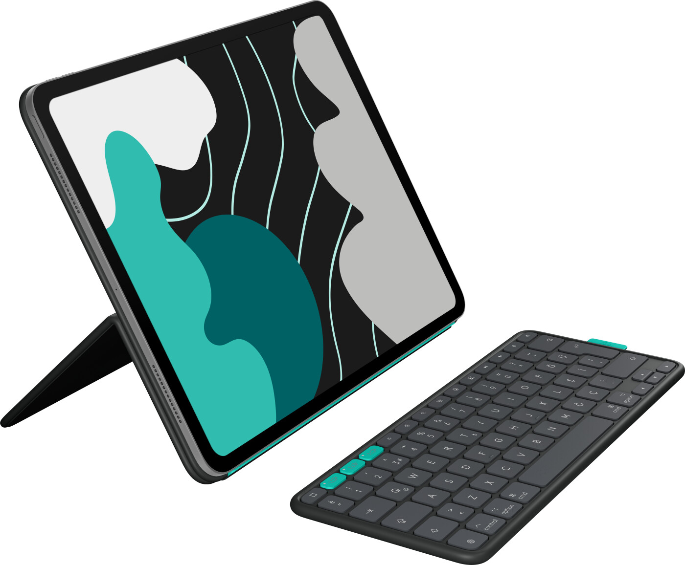 Logitech - Flip Folio Til Ipad Pro & Air 13'' - Graphite