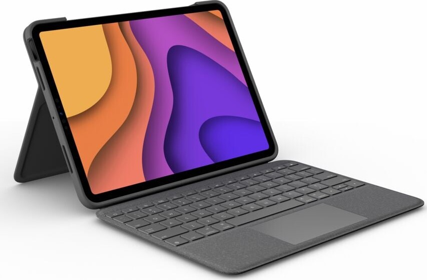 Billede af Logitech - Ipad Air 4 Cover - Folio Touch Med Tastatur - Grå