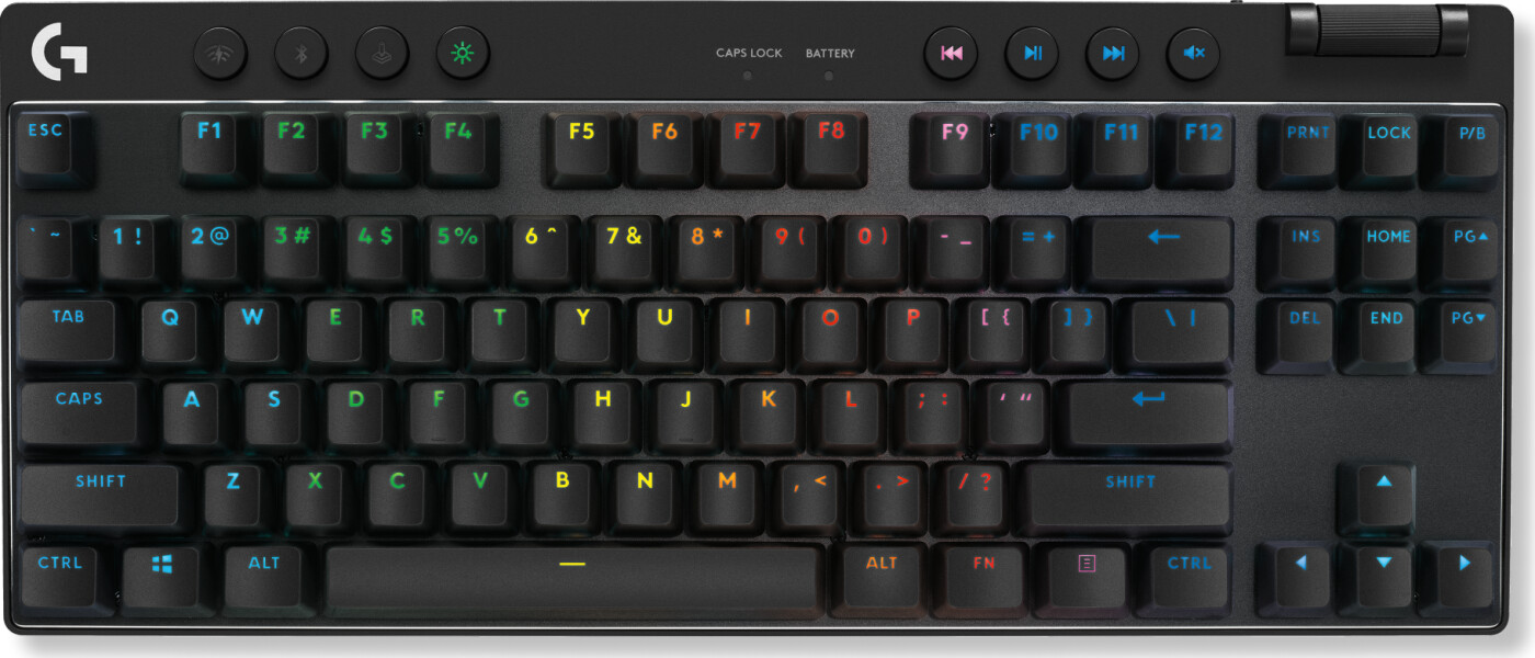 Se Logitech - G Pro X Tkl Lightspeed Wireless Gaming Keyboard hos Gucca.dk