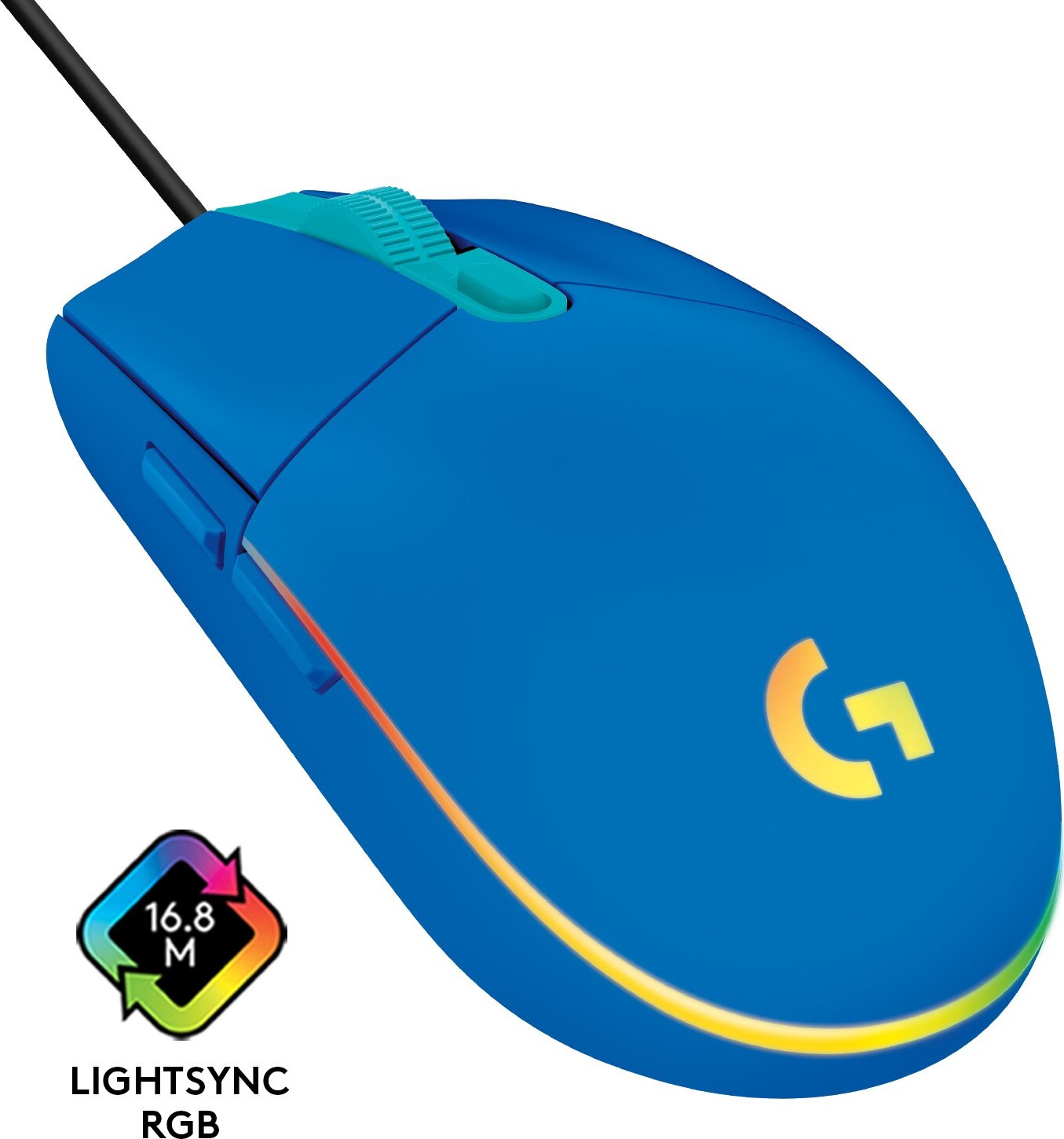 Logitech G203 Lightsync - Gaming Mus - | og køb på Gucca.dk
