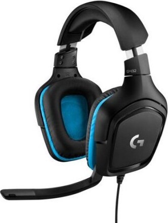 Billede af Logitech G432 - 7.1 Gaming Headset - Sort Blå