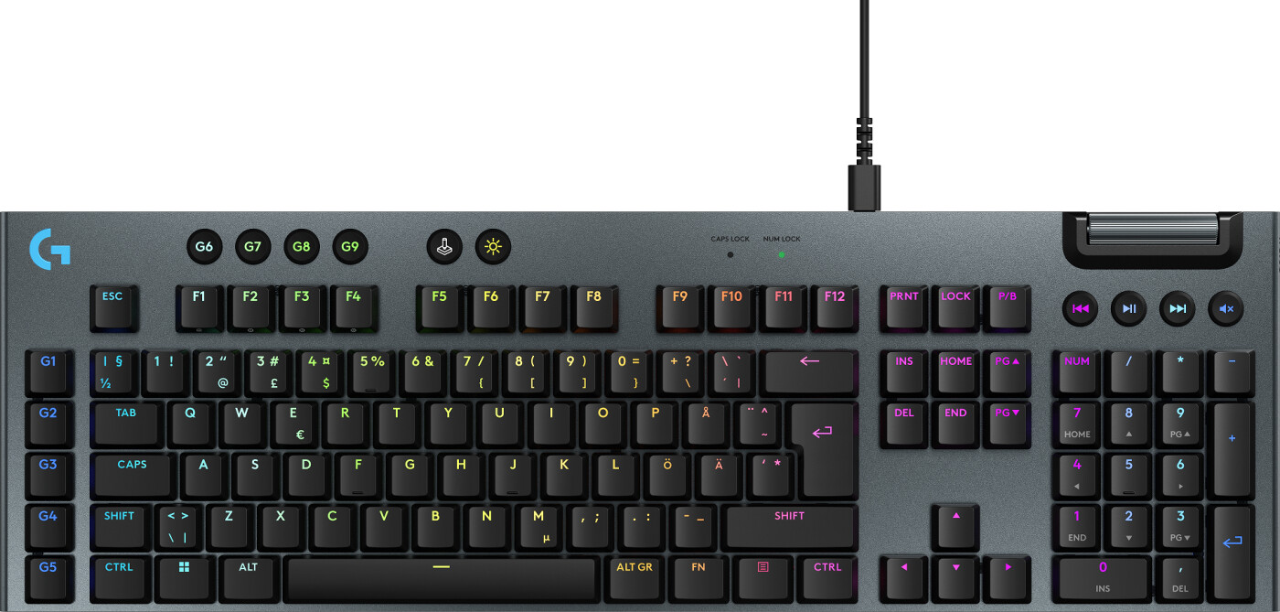 Logitech - G915 X Low-profle Wired Gaming Keyboard