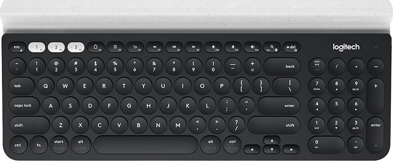 Logitech - K780 Multi-device Wireless Keyboard, Grå/hvid (nordisk)