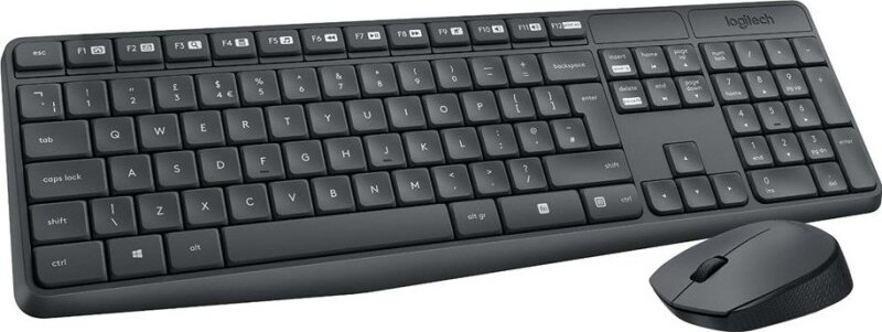 Se Logitech Mk235 - Trådløs Tastatur Og Mus Sæt hos Gucca.dk