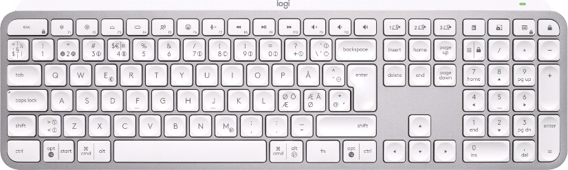 Se Logitech - Mx Keys S Advanced Wireless Illuminated Keyboard hos Gucca.dk