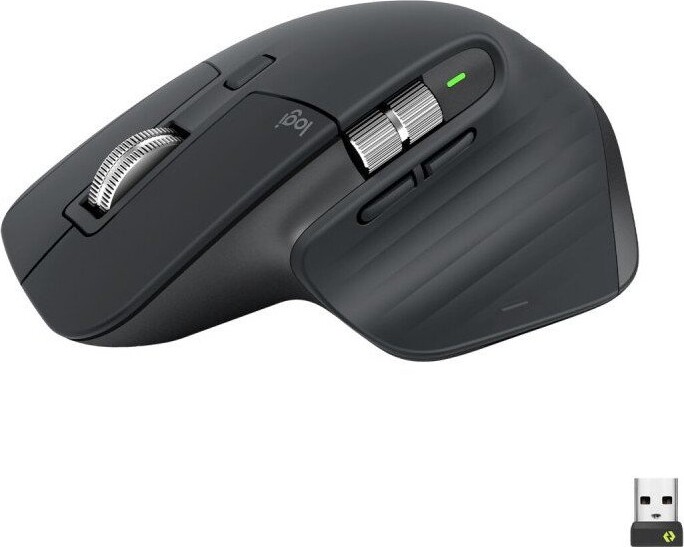 Logitech - Mx Master 3s Trådløs Mus Med Quiet Click - Sort