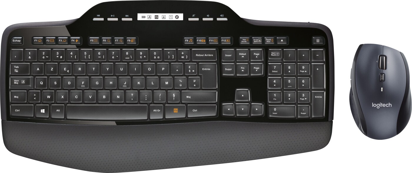 Se Logitech Mk710 Combo - Trådløs Tastatur Og Mus Sæt hos Gucca.dk