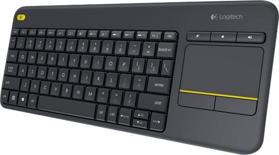 Billede af Logitech K400 Plus - Trådløs Tastatur Med Touchpad - Nordisk Layout - Sort