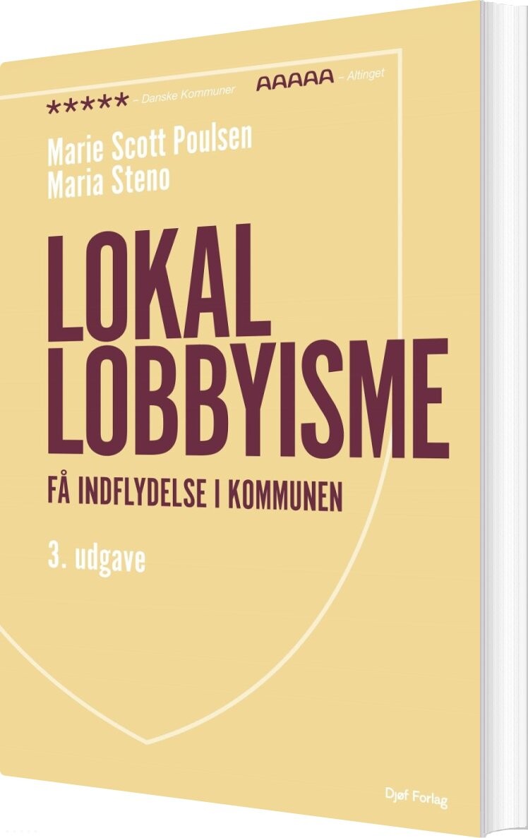 Lokal Lobbyisme - Marie Scott Poulsen - Bog