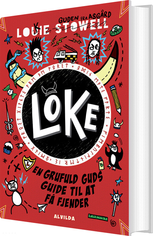 Loke 4: En Grufuld Guds Guide Til At Få Fjender - Louie Stowell - Bog