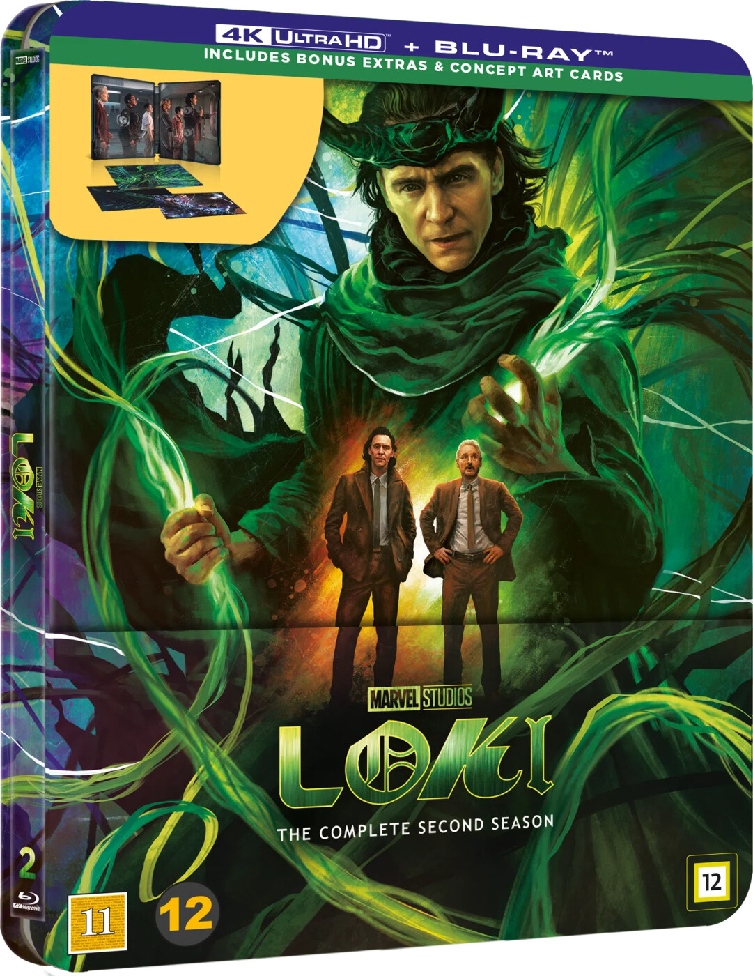 Loki - Sæson 2 - Steelbook - 4K Blu-Ray - Tv-serie