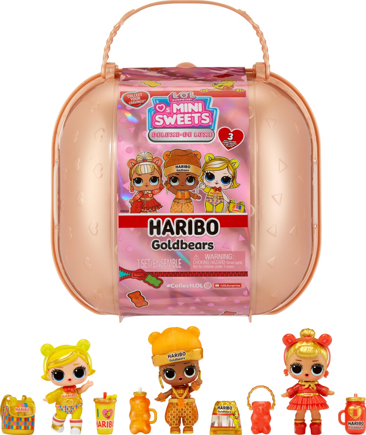 L.o.l. Surprise Dukker - Loves Mini Sweets Haribo Deluxe - 3 Stk