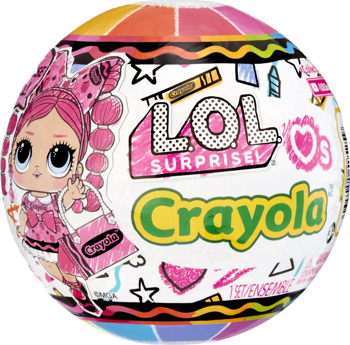 L.o.l. Surprise Tot Dukke - Loves Crayola