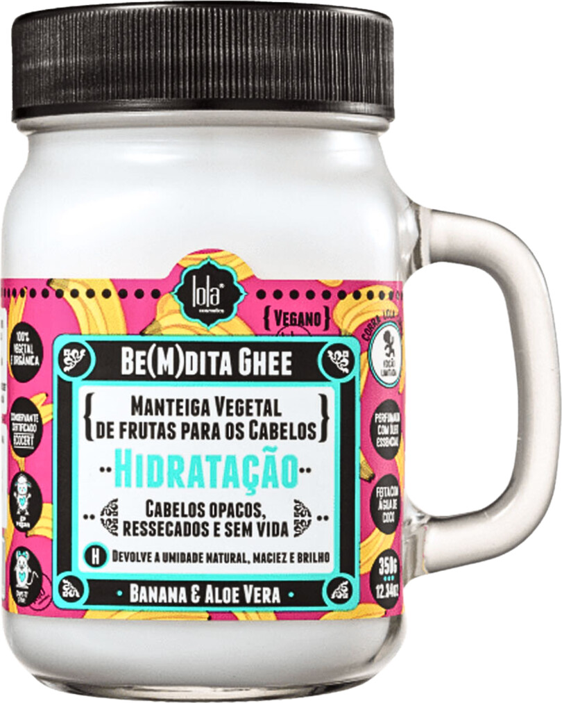Lola From Rio - Be(m)dita Ghee - Másk. Hidratacao Banana E Aloe Vera 350g