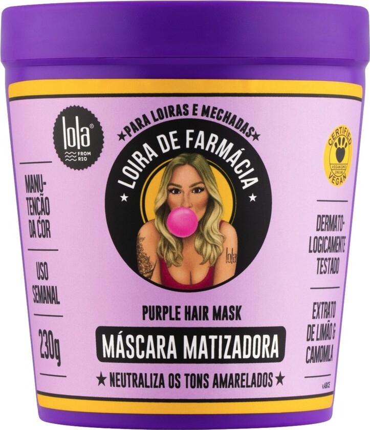 Lola From Rio - Loira De Farmácia Toning Mask 230g