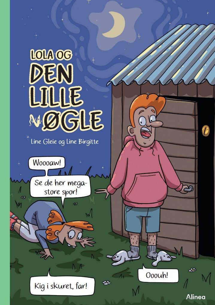 Billede af Lola Og Den Lille øgle, Grøn Læseklub - Line Gleie - Bog