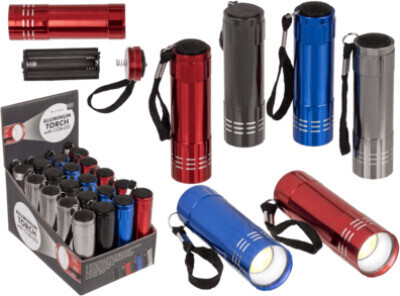 Lommelygte Med Led Lys - Aluminium - Overraskelsesfarve