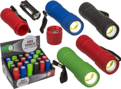 Lommelygte Med Led Lys - Abs Plastik - Overraskelsesfarve