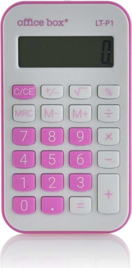 Lommeregner Pocket Rosa 11,8 X 7 Cm