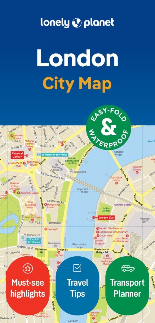 London City Map - Lonely Planet - English book