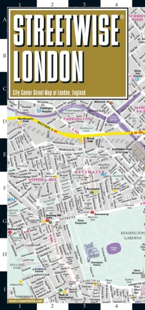 Michelin Kort - London Streetwise Map (laminated) - English book