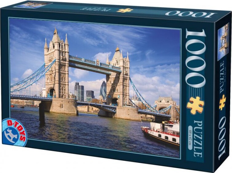 Se Puslespil Med 1000 Brikker - Tower Bridge, London hos Gucca.dk
