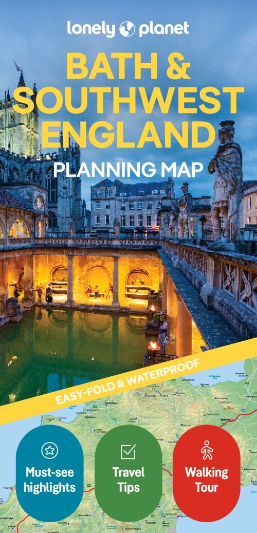 Planning Map: Bath & Southwest England - Lonely Planet - English book