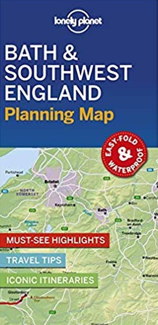 Billede af Lonely Planet Planning Map: Bath & Southwest England - Lonely Planet - English Book