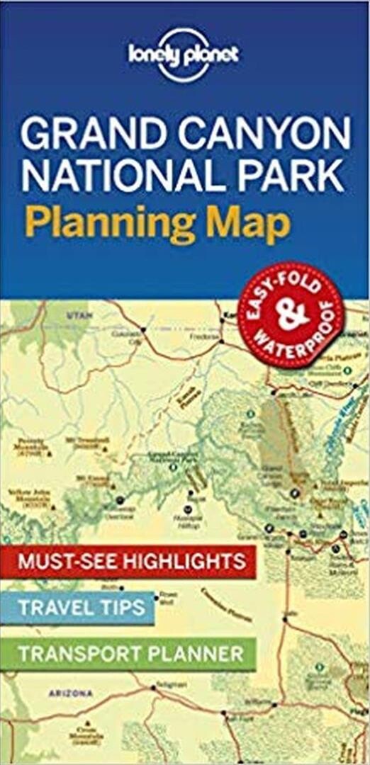 Billede af Lonely Planet Planning Map: Grand Canyon National Park - Lonely Planet - English Book