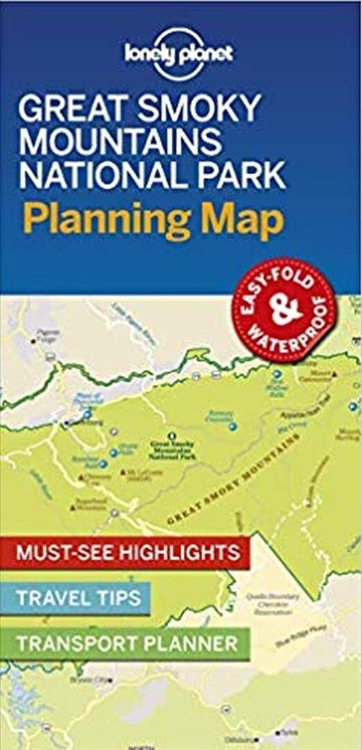 Billede af Lonely Planet Planning Map: Great Smoky Mountains - Lonely Planet - English Book