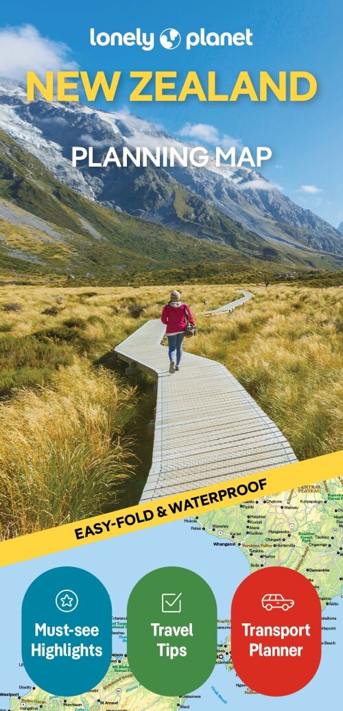 Planning Map: New Zealand - Lonely Planet - English book