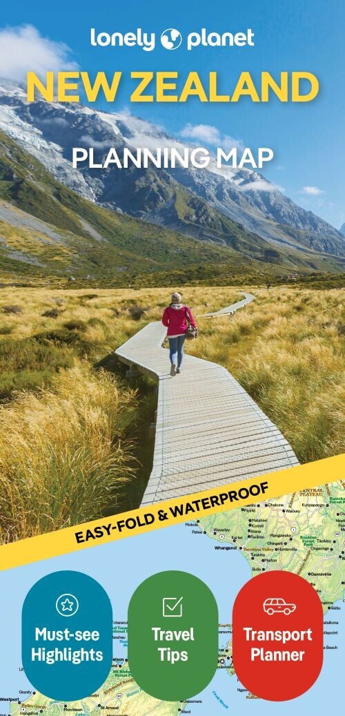 Planning Map: New Zealand - Lonely Planet - English book