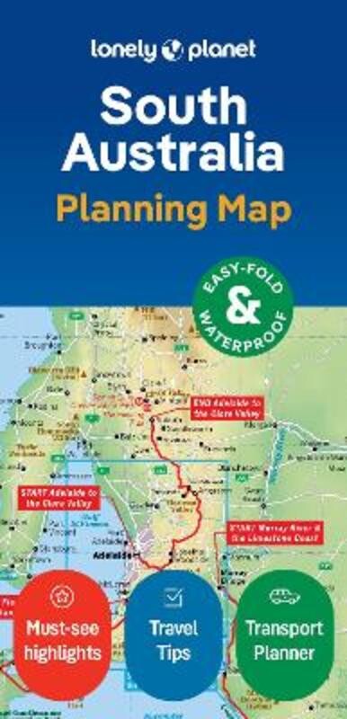 Lonely Planet Planning Map: South Australia - Lonely Planet - English Book