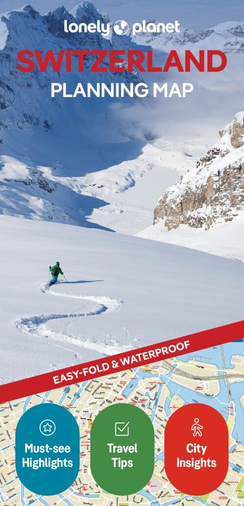 Lonely Planet Planning Map: Switzerland - Lonely Planet - English Book