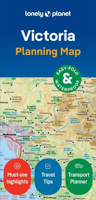 Lonely Planet Planning Map: Victoria - Lonely Planet - English Book